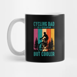 Cyclist Father's Day Funny Cycling Dad Bike Rider & Cyclist Mug